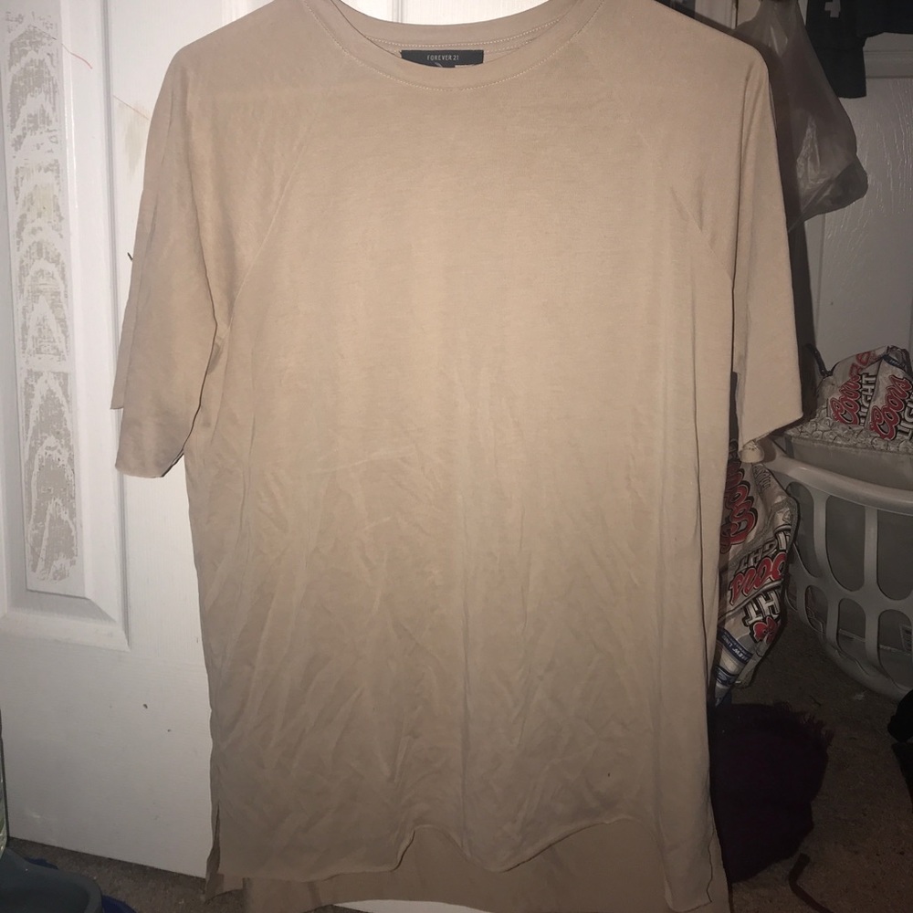 Tan Short Sleeve Top